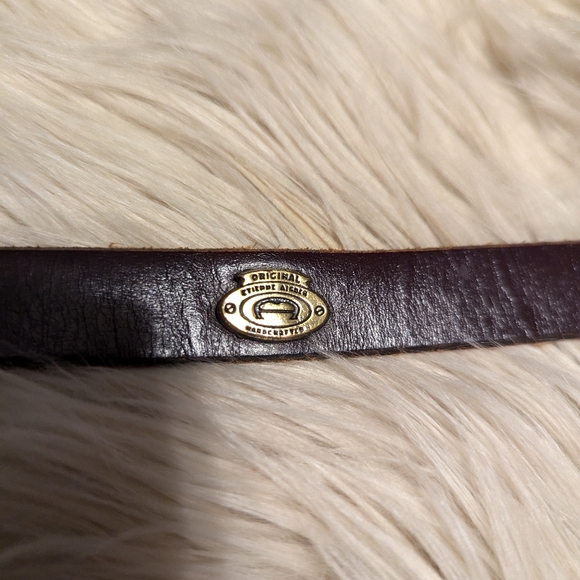 Vintage Etienne Aigner leather belt - Picture 2 of 7
